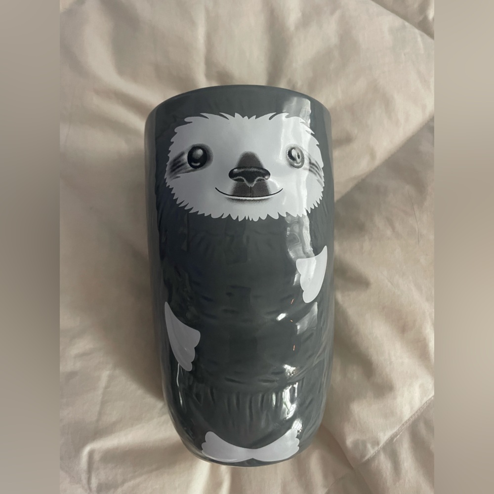 Gray Sloth Tumbler